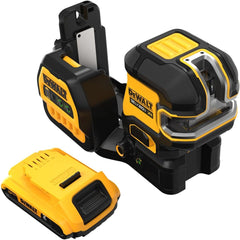 DEWALT 20V/12V MAX Laser Level, Cross Line Laser and 5 Spot Laser, Green, Bare Tool Only (DCLE34520GB)