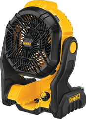 DEWALT 20V MAX Portable Fan, Battery Powered Rechargeable Cordless Shop Fan, Up to 4.5 Hrs Runtime, Variable Speed, 650 CFM, Tool Only (DCE512B)